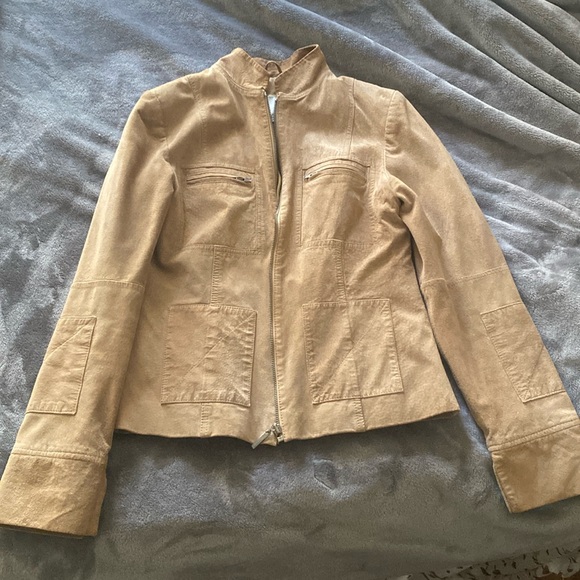 Jackets & Blazers - Suede Moto jacket